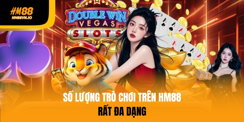 Số lượng trò chơi trên cổng game HM88 rất đa dạng